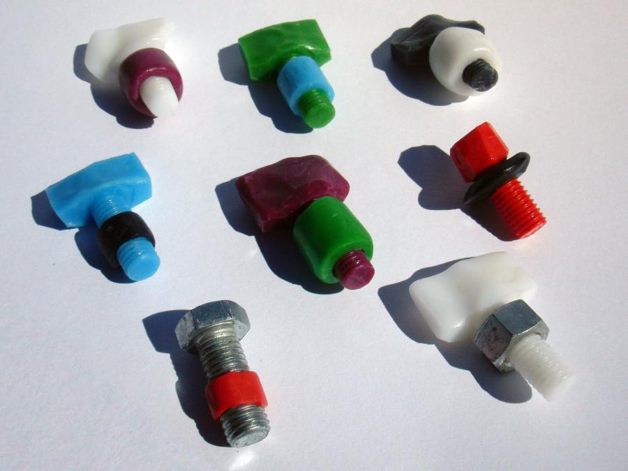 Creating Nuts and Bolts  Moldable plastic, Instamorph, Plastic crafts