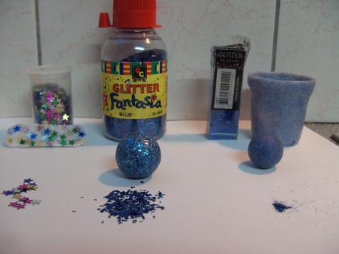 Glitter experiments