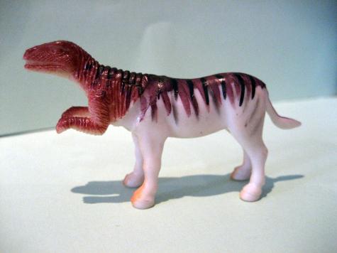 Hybrid toy: Raptor-Zebra